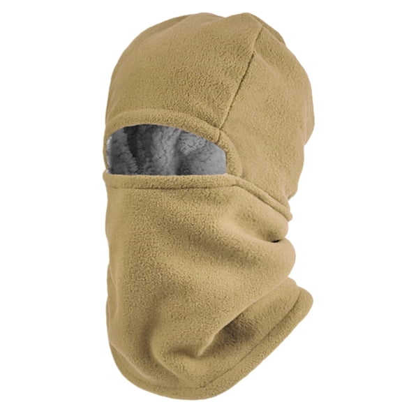 2 In 1 Winter Warm Facemask Cap，Mens Hat Scarf Warm Knit Hat Thick Lined Winter Cap Neck Warmer for Baseball Cap Ski Scarf for Men Light Full Face Protective Hat Freezer Wear Head Shield with Hood