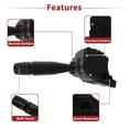thumbnail image 3 of Interruptor de señal de giro Unique Bargains No.56046114AB/56046114AC para Chrysler Town & Country 2014, interruptor de combinación multifuncional, plástico negro, 1 Pc, 3 of 7