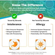 5Strands Food Intolerance Test, Accurate Hair Analysis, 658 Items Tested, at Home Food Sensitivity Test Kit for Adults & Kids, Gut Health Test, Results in 4 Days