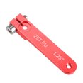 thumbnail image 1 of Unique Bargains Aluminum Servo Arms Single Arm 25T 4-40# Thread Red, for 1.25 Inch Futaba, 1 of 5