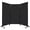 Black, variant on QuickWall Folding Portable Partition - 8'4" x 5'10" - SoundSorb