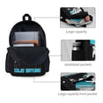 thumbnail image 4 of 16.5in Jujutsu Anime Kaise Backpacks Cute Laptop bag Cartoon Bags Bookbag Daypack Outdoor Travel, 4 of 8