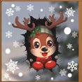 thumbnail image 4 of Matoen12 2025 Christmas Window Sticker Santa Claus Snowman Snow Window Sticker, 4 of 6
