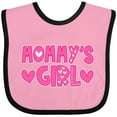 thumbnail image 3 of Inktastic Mommy's Girl Gift Girls Baby Bib, 3 of 4