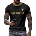 thumbnail image 6 of 2026 New Mexico Soccer Jersey Adult, Mexican Jersey Soccer T-Shirt, Mexico National Team Pattern Crew Neck Short Sleeve Athletic Casual Football Top for Adult, 6 of 6