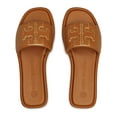 thumbnail image 3 of Tory Burch Double T Sport Women's Leather Logo Flat Slide Sandals, 3 of 3