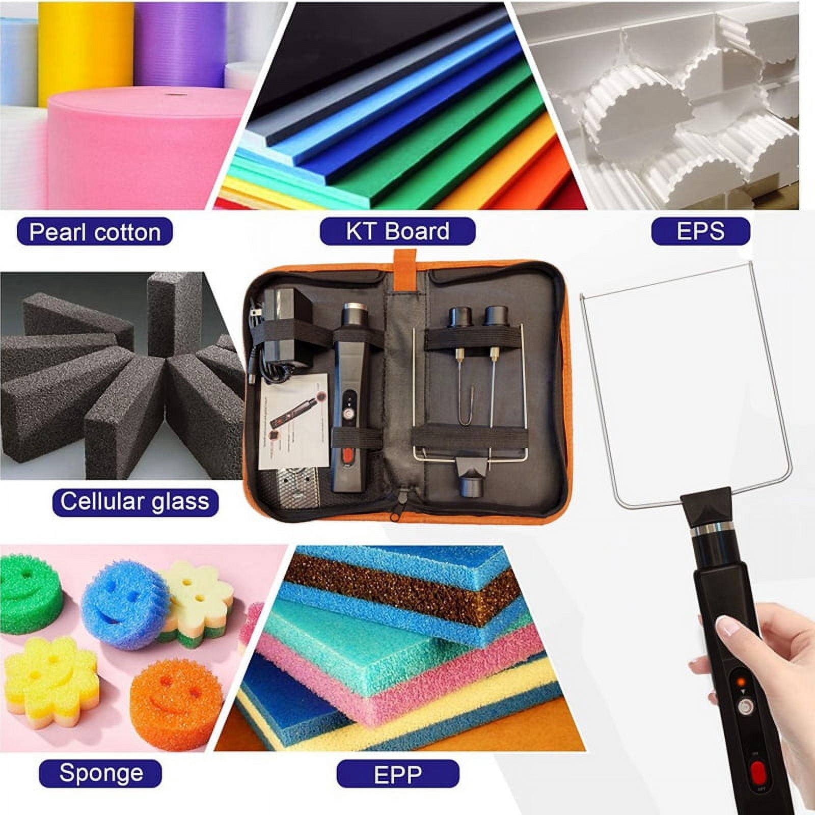 Multifunctional Foam Cutting Cutter Hot Knife Foam Soldering Iron Welding Ring Carving Tools EVA, EPS,US Plug
