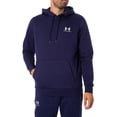 thumbnail image 2 of Under Armour Essential Fleece Hoodie, Blue, 2 of 6