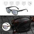 thumbnail image 3 of Gray Tinted Reading Sunglasses Rectangle Oversize Anti-Blue Light Blocking, 3 of 3