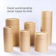 thumbnail image 4 of Storage Canister Leak-proof Tea Kraft Paper Container Moisture-proof Bottle Presents Packaging Case Sealing Lentils Cookies 5 8.3x24cm, 4 of 8