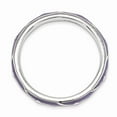 thumbnail image 2 of Sterling Silver Stackable Expressions Purple Enamel Swirl Ring Size 6, 2 of 5
