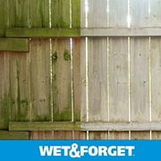 Wet & Forget Moss, Mold, Mildew & Algae Stain Remover Concentrate - 4 Pack, 1 Gal Each