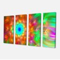 thumbnail image 2 of Amazing Multi Color Petals Dandelion - Floral Canvas Art Print, 2 of 3