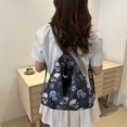 thumbnail image 3 of Bolso Hombro Mano para Mujer Correa Ajustable Compras Lona, 3 of 9