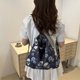 thumbnail image 3 of Bolso Hobo para Mujer Compras Gran Capacidad Con Calavera Lona, 3 of 9