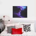 thumbnail image 4 of Fuzoiu Purple And Blue Nebula Print Canvas Wall Art for Bathrooms,Wall Decor for Bedroom,Framed Artwork for Wall,Modern Wall Decorations Prints Picture for Kitchen Home, 4 of 6