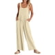 thumbnail image 1 of Lucakuins Mujer Mameluco Largo Babero Suelto Color Sólido Mono Casual Pantalones de Pierna Ancha con Bolsillos Lucakuins  moda, 1 of 8