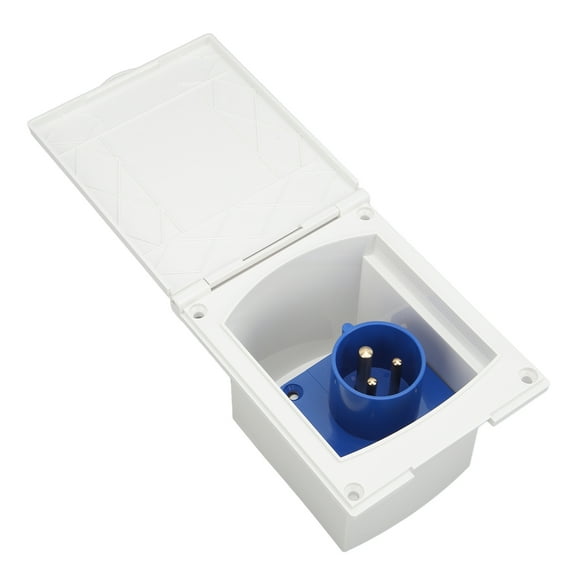 KIMISS RV Power Inlet RV Refit Accessory Power Connection Port External Power Supply Plug 220V to 250V