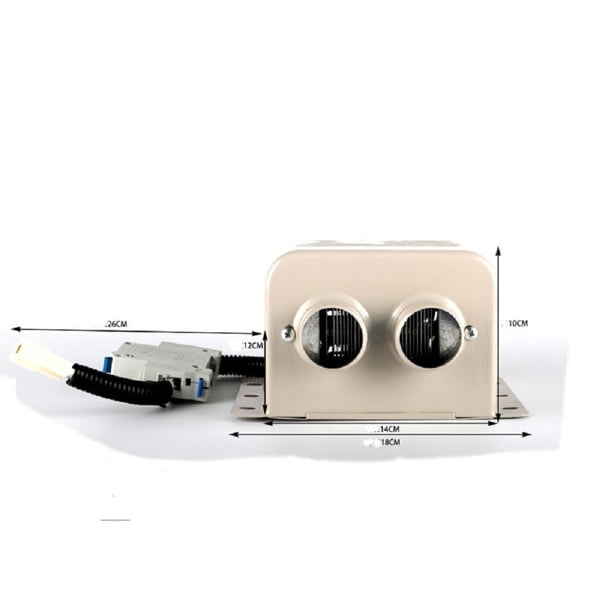 2 Hole 12V 800W Electric Car Heater Car Heating Fan Defogger Defroster Demister