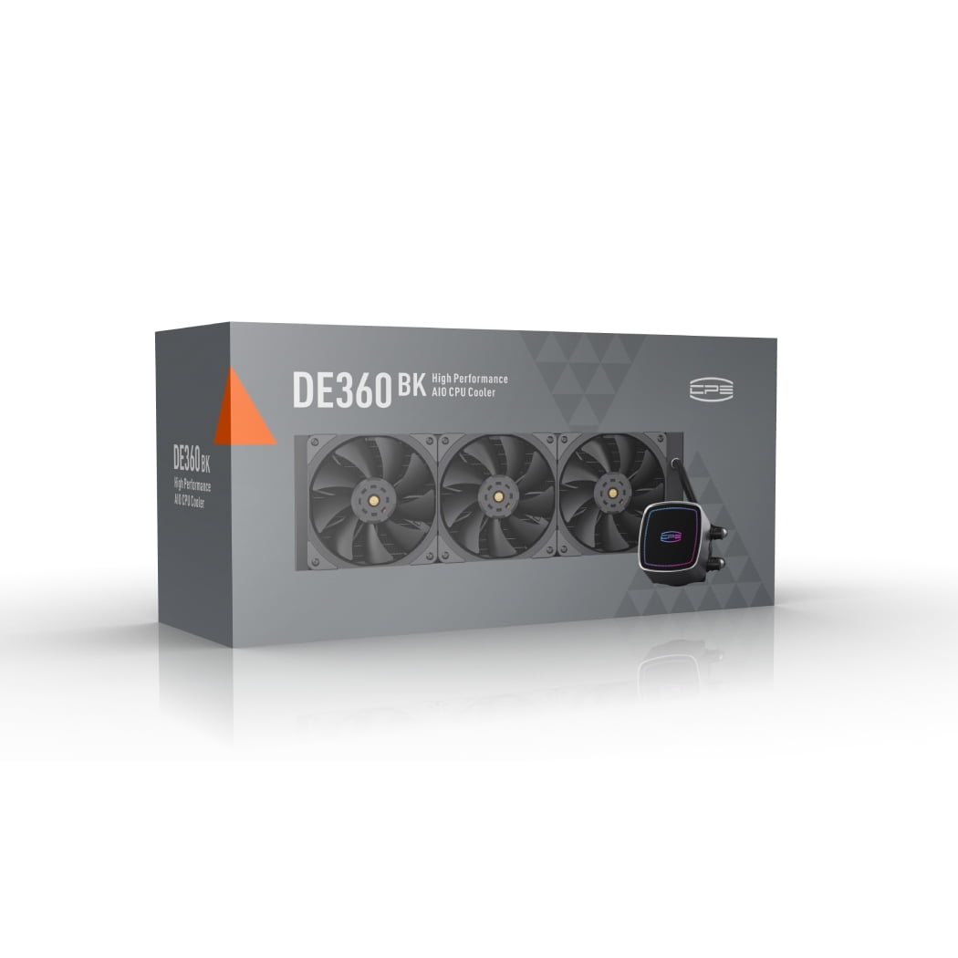 PCCOOLER Dual-Pump AIO Liquid CPU Cooler (Black)