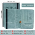 thumbnail image 6 of RFID Blocking Passport Wallet - Travel Document Holder - Multi-Slot Passport Case and Card Organizer - Travel Essential - Pink, 6 of 8