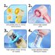 thumbnail image 4 of Portable Handheld Fan High Speed 100 Adjustable Mini Cooling Fan with 4000mAh Battery for Outdoor Office Travel, 4 of 5