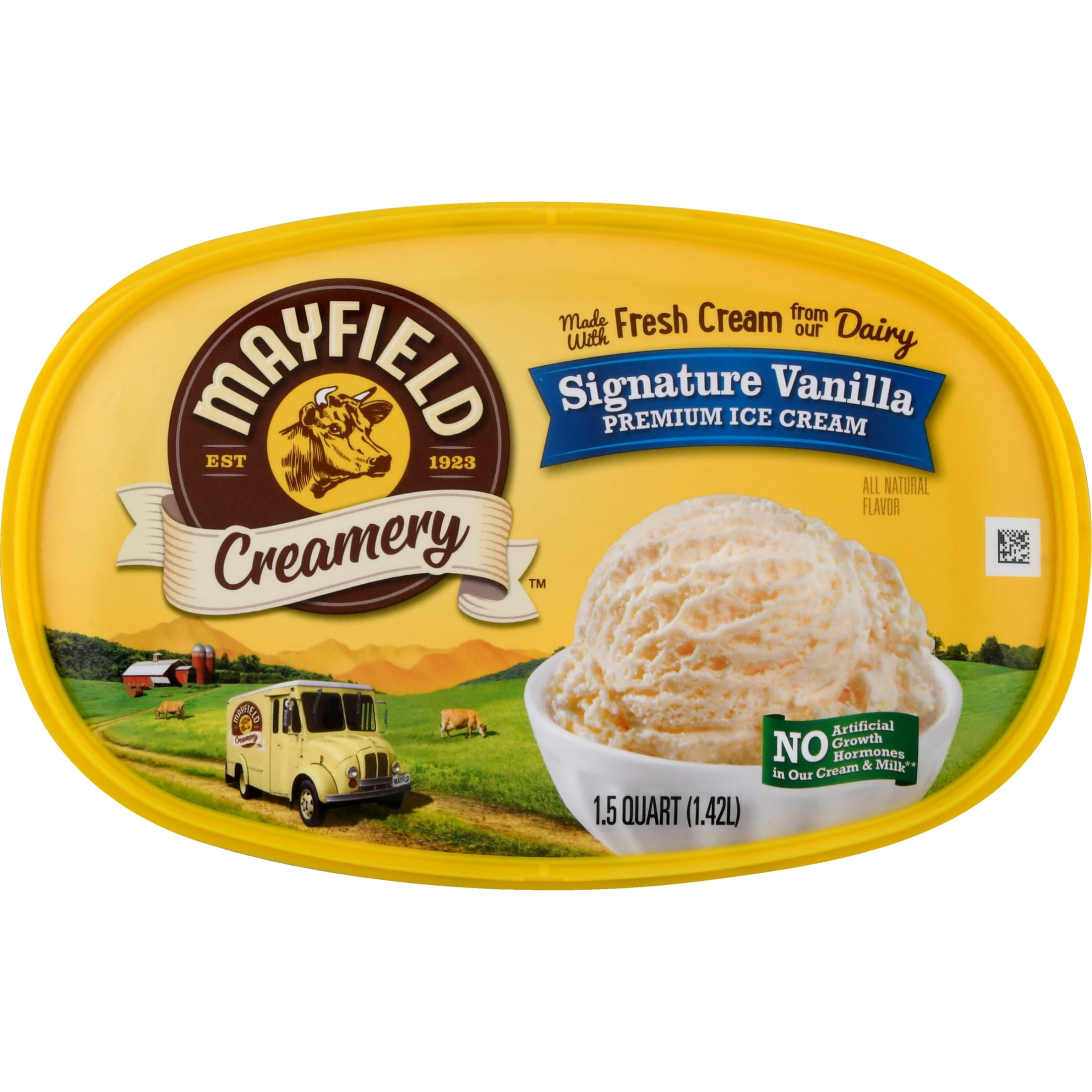 Mayfield Signature Vanilla Ice Cream Tub - 1.5 Quart