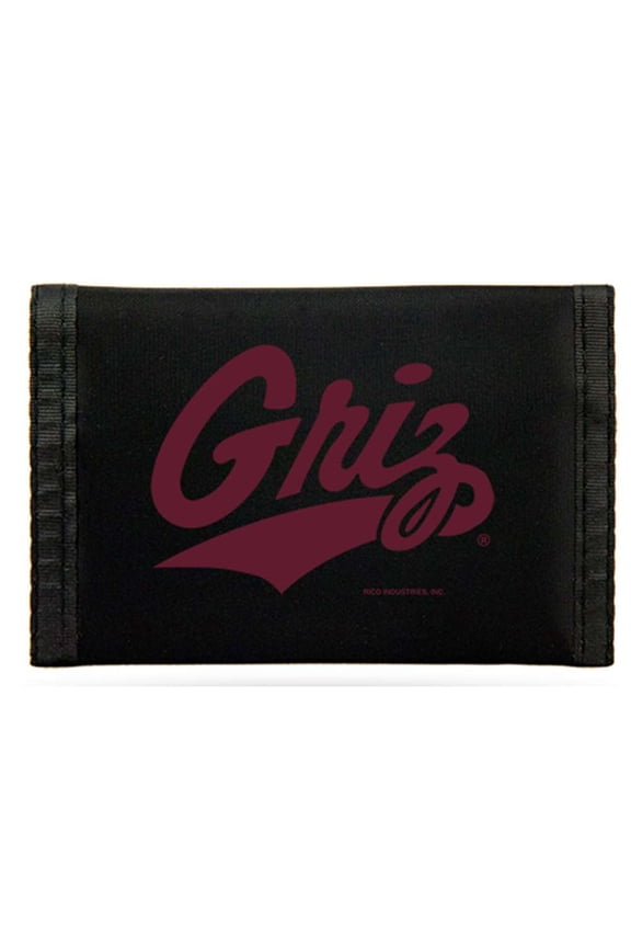 Montana Grizzlies Nylon Tri-Fold Wallet
