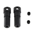 thumbnail image 1 of Accesorios de adaptador de eje trasero Ounissouiy para WPL 1/16 B16 B24 C14 C24 Metal negro, 1 of 6