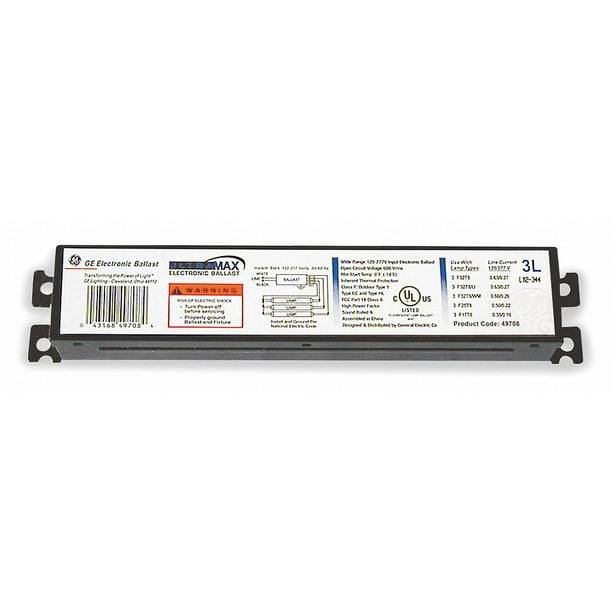 Ge Lighting Electronic Ballast, 32 Max. Lamp Watts, 120/277 V