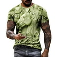 thumbnail image 1 of Camisetas de Manga Larga de los Hombres Relief Steed Impresión Gráfica Tee, Sudadera de Cuello de la Tripulación Casual para Al Aire Libre, Vacaciones Y Uso Diario, 1 of 6