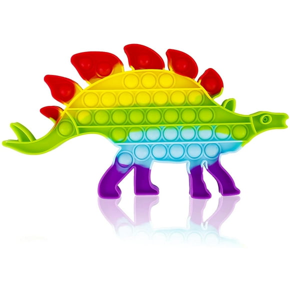 CPDD Jumbo Big Huge Extra Large Mega Pop Gift Sensory its Bubble Push It Fidget Toy, Giant Biggest Oversized Popits Pops Popper Popits Anxiety Stress Relief Toya Gifts Rainbow Dinosaur