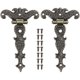 thumbnail image 1 of 2 X Charnires En Bronze Rtro Charnire Meubles En Alliage De Zinc Avec Vis Pour Botes Bijoux Portes Placards, 1 of 5