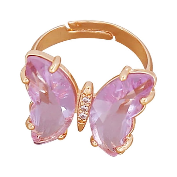 Anillos para mujer, regalos para mujer, moda para damas, color sólido, ajustable, con anillo de apertura, joyería