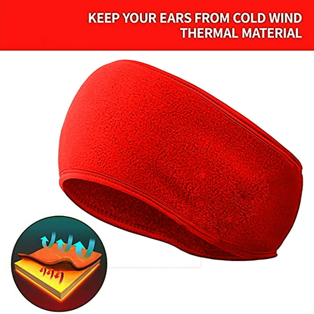 Cycling and Running Cold Wind and Warm Fleece Ear Protection Headband Straps