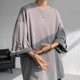 thumbnail image 5 of Jersey Elvqul Hombre Casuales Gris sin Estampado Manga Corta Cuello Redondo, 5 of 5