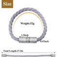 thumbnail image 2 of 2pack Strong Magnetic Curtain Tiebacks Decorative Rope Holdbacks Convenient Ties Backs for Thin or Thick Window Draperies, Grey, 2 of 5