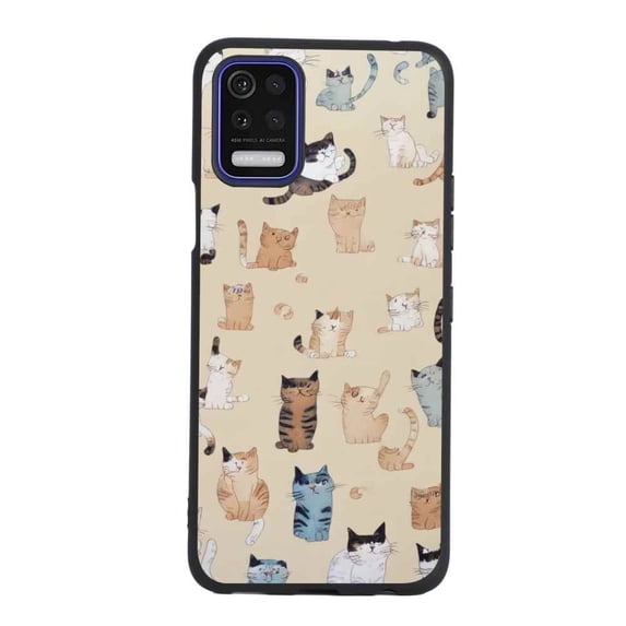 Cats-75 Phone Case, Degined for LG K62 Case Men Women, Flexible Silicone Shockproof Case for LG K62