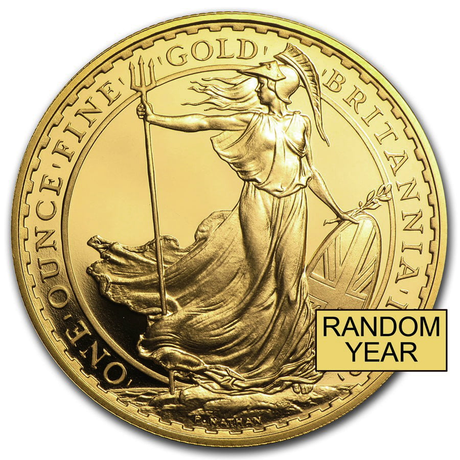 2018 Great Britain 1 oz Silver Britannia BU Coin $2 24K Gold Gilded BOTH SIDES