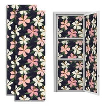 Summercome School Locker Magnetic Wallpaper, Reusable Locker Decorations for Boys Girls, 36''x12'' Trimmable DIY Locker Accessories, Easily Install & Remove, Perfect for Middle High School, Flower Bed