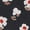 Black/Camel, variant on INSPIRE CHIC Women's Mother's Day Floral Printed Scarves, Flowers Skinny Long Satin Silky Ribbon Hairband Headscarf Neckerchief 37.4x3.5" Black/Camel