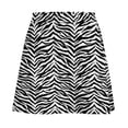 thumbnail image 5 of Zebra Print Skirt Women Animal Stripes Retro Mini Skirts Summer Street Fashion High Waist, 5 of 7