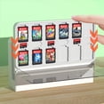 thumbnail image 3 of Estuche rígido con base de carga, soporte y carcasa protectora para Nintendo Switch OLED TV Dock con almacenamiento para tarjetas de juego, 3 of 6