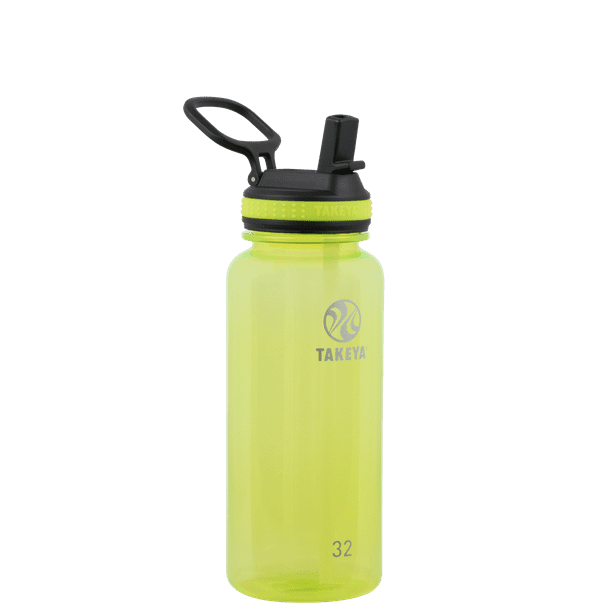 Takeya Tritan 32oz Straw Water Bottle Wild Lime