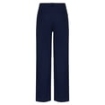 thumbnail image 2 of TiaoBug Kids Boys Gentleman Suit Pants Elastic Waistband Pull-On Trousers Wedding Party Formal Uniform Navy Blue 16, 2 of 5