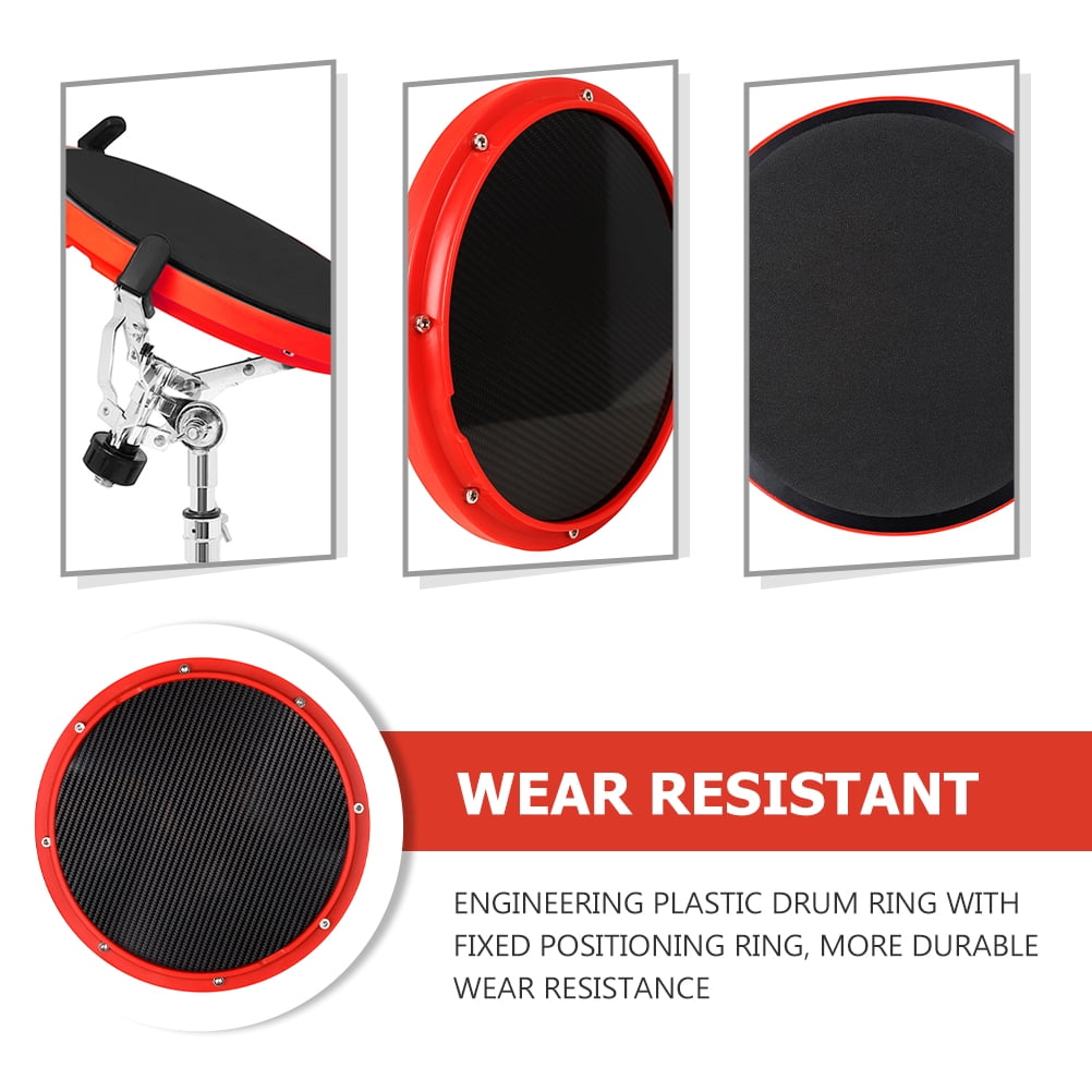 LEORX Training Snare Pad Practice Drum Pad Set Adult Beginner-Friendly 1Set