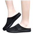 thumbnail image 3 of GUOBIOZIY Mules for Women Walking Sneakers Summer Slip-On Mule Shoes Mesh Shoes Open Back Slip On Shoes Breathable Closed Toe Slides（Black,6.5）, 3 of 7