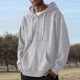 thumbnail image 1 of MHFRRA Sudadera con Capucha para Hombre, de Manga Larga, Informal, con Cordón y Bolsillo Gris, 1 of 3