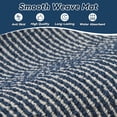 thumbnail image 6 of SIXHOME Non-Slip Kitchen Rug, Washable 20"x32" Kitchen Floor Mat, Half Circle Design for Sink, Laundry, Blue, 6 of 7