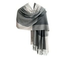 thumbnail image 4 of Shawl Wraps for Women Winter Fashion Must Have Neck Warmer Cotton Chiffon Evening Dresses Grey Scarf Necklace, 4 of 4
